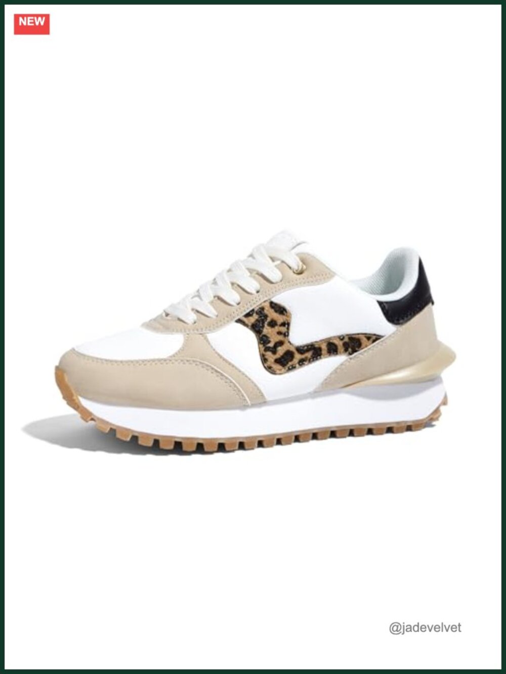 Women's Platform Retro Walking Sneakers Breathable Nylon Mesh Faux Leather